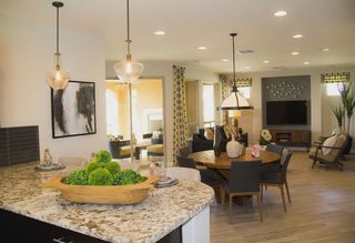 New construction Single-Family house 431 E Bracciano Ave, Queen Creek, AZ 85140 plan Cannes Elevation A - image