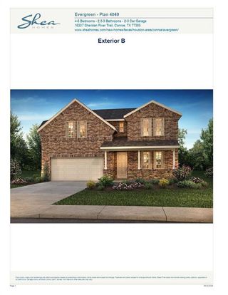 New construction Single-Family house 13140 Soaring Forest, Conroe, TX 77302 Plan 4049 Exterior- photo