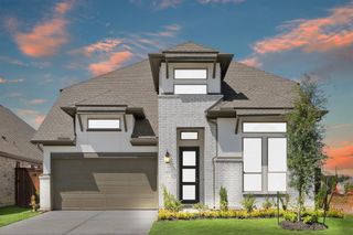 New construction house 28829 Crockett Gardens Dr, New Caney, TX 77357 plan Colleyville (2750-HV-40) - image