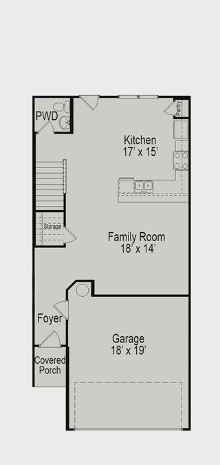 New construction Townhouse house 167 Ravencliff Dr, Austell, GA 30168 The Maddux II- photo