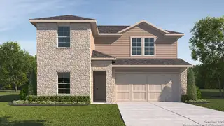 New construction Single-Family house 21030 Gravel Keep, San Antonio, TX 78266 plan The Mitchell - image