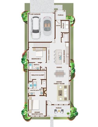 New construction Single-Family house 1540 Pirene Aly, Corinth, TX 76208 plan Royal Walton Ridge - image