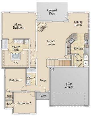 New construction  house 92 Antler Ave Se-, Unit 66, Allenhurst, GA 31301 plan The Marne With Bonus - image