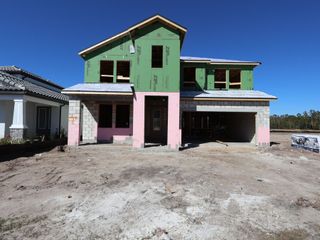 New construction  house 1677 Rivulet Wy, Zephyrhills, FL 33541 plan Santa Monica - image