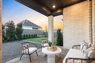 New construction Single-Family house 12115 Lake View Blvd, Mont Belvieu, TX 77523 plan Canterbury Plan - image