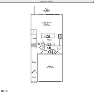 New construction Townhouse house 1027 Westerland Way, Durham, NC 27703 Mandevilla- photo