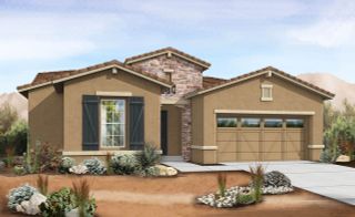 New construction Single-Family house 25536 E. 227Th Street, Queen Creek, AZ 85142 Hacienda Series - Crimson- photo