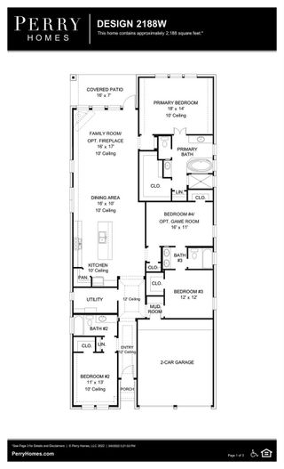 New construction house 163 Plumbago Lp, Bastrop, TX 78602 plan 2188W - image