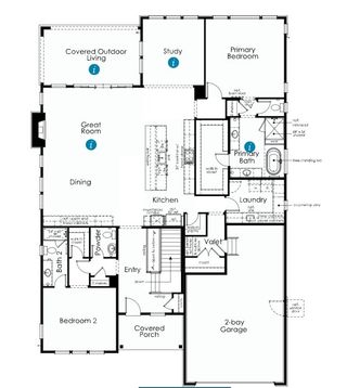 New construction Single-Family house 7309 Canyon Sky Trail, Castle Pines, CO 80108 5084 Enclave Exterior C - Modern Prairie- photo