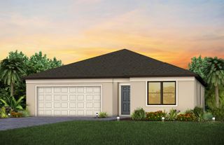 New construction Single-Family house 612 Oasis Lake Pl, Lehigh Acres, FL 33936 plan Chapman - image
