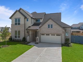 New construction Single-Family house 12142 Jacob Ln, Mont Belvieu, TX 77523 plan Rivercrest - 60' Lot - image