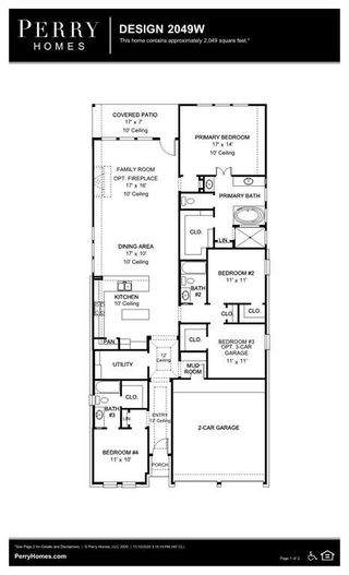 New construction Single-Family house 8536 Brookhaven Drive, McKinney, TX 75071 Design 2049W- photo