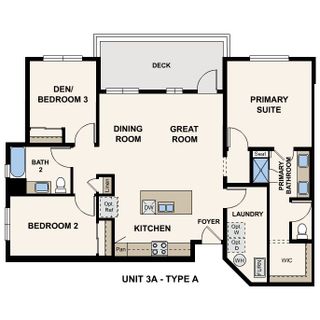New construction Townhouse house 483 Interlocken Blvd, Unit 206, Broomfield, CO 80021 plan 3A Type A - image
