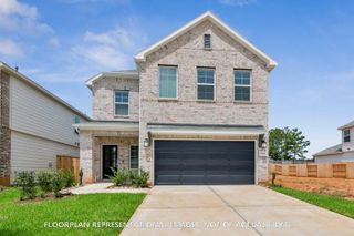 New construction Single-Family house 8210 Blue Shell Ln, Cypress, TX 77433 plan Larkspur - Smart Series - image