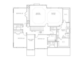 New construction  house 3272 Lions Ruby Ln, Atlanta, GA 30349 plan The Rochester - image