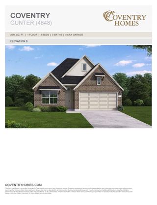 New construction  house 42535 Rustico Road St, Magnolia, TX 77354 plan Gunter - image