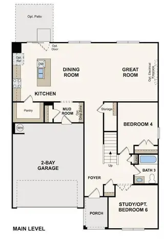 New construction Single-Family house 405 Charnwood Ln, McDonough, GA 30253 plan Harding - image