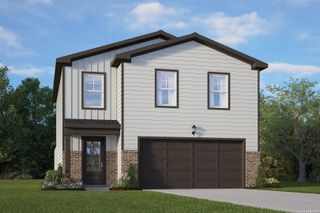 New construction Single-Family house 2510 Applewhite Mdw, San Antonio, TX 78224 plan The Brazos B - image