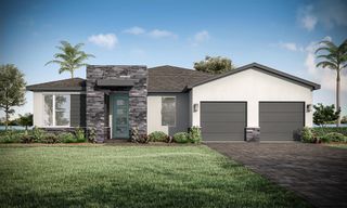 New construction  house 9627 Sw Indra Wy, Port St. Lucie, FL 34987 plan Dahlia - image