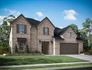 New construction Single-Family house 8011 Sunny Ridge Dr, Fulshear, TX 77441 plan Barnhart - image