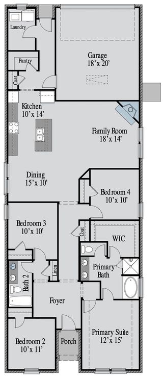 New construction  house 620 Blakelys Wy, Fate, TX 75189 plan The Cedar - image