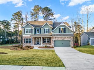 New construction Single-Family house 1020 Cottonwood Ln, Loganville, GA 30052 plan (GA)Grayson A 2 Front Entry - image