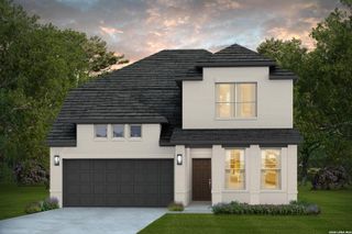 New construction Single-Family house 12437 Dime Box, San Antonio, TX 78253 plan Needham - image