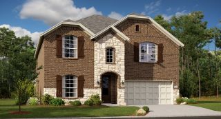 New construction Single-Family house 2804 Reuter Ave, Fort Worth, TX 76179 plan Sunstone w/Media 3-Car Garage - image