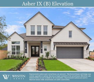 New construction Single-Family house 8702 Incandesce Rise Drive, Richmond, TX 77406 The Asher IX- photo