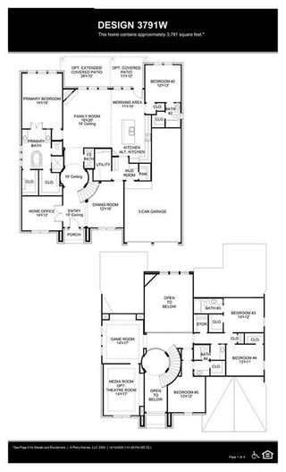 New construction Single-Family house 2629 Sibley Drive, Midlothian, TX 76065 Design 3791W- photo