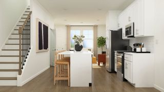 New construction house 1506 Crescent Townes Wy, Raleigh, NC 27604 plan Savannah - image