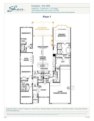 New construction Single-Family house 15735 Hoptree Heights Ln, Conroe, TX 77302 plan 5039 Elevation F - image