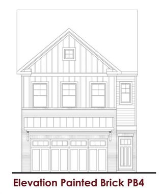 New construction Townhouse house 287 Brook Landing Cir, Auburn, GA 30011 plan Durham - image