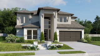 New construction Single-Family house 411 Canyon Path, San Antonio, TX 78258 plan 3484M - image