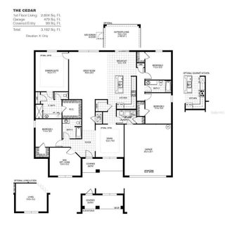New construction  house 5063 N Peppermint Dr, Beverly Hills, FL 34465 plan Cedar - image