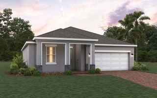 New construction Single-Family house 6870 Spanish Imperial St, Howey-in-the-Hills, FL 34737 plan Bennet - image