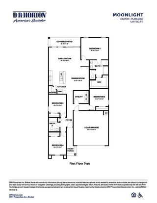 New construction Single-Family house 22100 N Dawn View Dr, Maricopa, AZ 85139 plan Easton - image