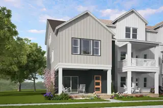 New construction Townhouse house 1144 Lamplighter Dr, Raleigh, NC 27604 plan Red Rocks - image