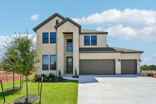 New construction Single-Family house 213 Borrego Bnd, Liberty Hill, TX 78642 plan Parmer - image