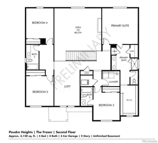 New construction Single-Family house 1637 Yampa River Dr, Windsor, CO 80550 plan The Fraser - image