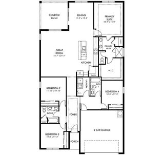 New construction  house 13122 Shellmore Ave, Palmetto, FL 34221 plan Emilia - image