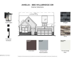 New construction Single-Family house 885 Millbridge Dr, Panama City Beach, FL 32413 plan Amelia - image