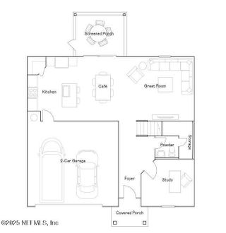 New construction house 628 Kingbird Dr, St. Augustine, FL 32092 plan BRIO II - image