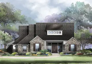 New construction Single-Family house 101 Dang Pretty, Boerne, TX 78006 plan Medina - image