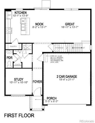 New construction  house 9885 Ceylon Ct, Commerce City, CO 80022 plan PENDLETON - image