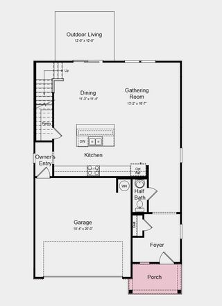 New construction  house 185 Blue Butterfly Dr, Angier, NC 27501 plan Stella - image