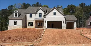 New construction Single-Family house 1421 Willowbend Pl, Monroe, GA 30655 plan (GA) Woodmont A 3 Front Entry - image