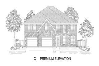 New construction Single-Family house 1701 Canals Dr, Little Elm, TX 75068 plan Princeton 2F-EW - image
