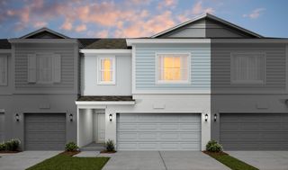 New construction Townhouse house 845 Northeast Trailside Run, Port Saint Lucie, FL 34983 Fullerton V- photo