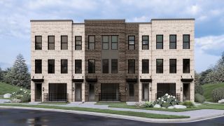 New construction Condo house 692 Urban Grange Wy, Suwanee, GA 30024 plan Burton - image